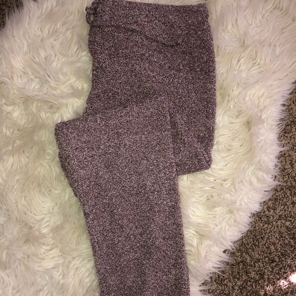 Express Marled Cozy Chenille Leggings